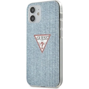 Kup Etui Guess GUHCP12SPCUJULLB Apple iPhone 12 mini niebieski/light blue hardcase Jeans Collection - GUE644BLU - {ean13} - Sklep Home Screen