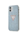Etui Guess GUHCP12SPCUJULLB Apple iPhone 12 mini albastru/deschis la culoare hardcase Jeans Collection