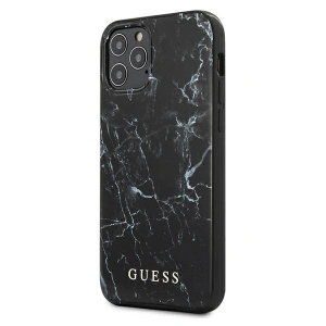 Kup Etui Guess GUHCP12SPCUMABK Apple iPhone 12 mini czarny/black hardcase Marble - GUE645BLK - {ean13} - Sklep Home Screen
