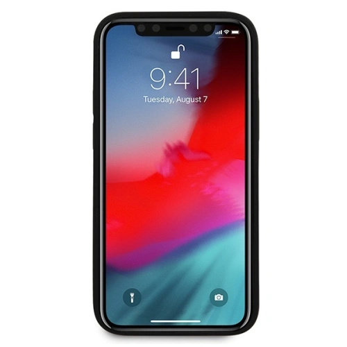Kup Etui Guess GUHCP12SPCUMLLIBK Apple iPhone 12 mini negru/black hardcase Lizard Collection - GUE647BLK - {ean13} - Sklep Home Screen