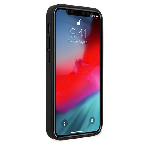 Kup Etui Guess GUHCP12SPCUMLLIBK Apple iPhone 12 mini negru/black hardcase Lizard Collection - GUE647BLK - {ean13} - Sklep Home Screen
