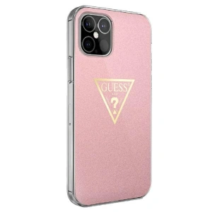 Kup Etui Guess GUHCP12SPCUMPTPI Apple iPhone 12 mini rózsaszín/pink hardcase Metallic Collection - GUE649PNK - {ean13} - Sklep Home Screen