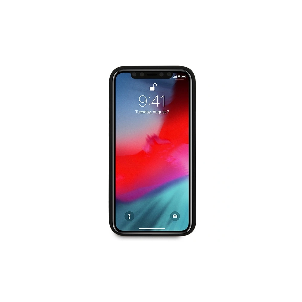 Etui Guess GUHCP12SVSATMLBK Apple iPhone 12 mini czarny/black hardcase Saffiano