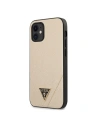 Kup Guess Apple Tasche GUHCP12SVSATMLLG iPhone 12 mini gold/hellgold Hartschale Saffiano - GUE651GLD - {ean13} - Sklep Home Screen