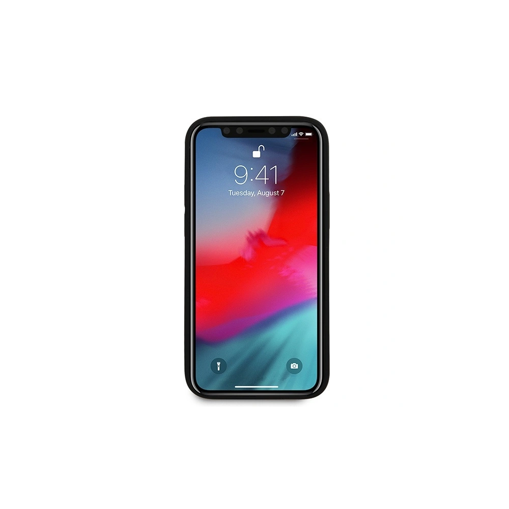 Etui Guess GUHCP12SVSATMLLG Apple iPhone 12 mini złoty/light gold hardcase Saffiano