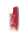 Buy Guess GUOHCN61GLHFLRA Apple iPhone 11 raspberry hardcase Glitter Charms - GUE658RAS - {ean13} - Home Screen Store Europe