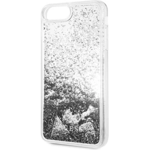 Kup Etui Guess GUOHCI8LGLHFLSI Apple iPhone 8/7 Plus srebrny/silver hardcase Glitter Charms - GUE657SLV - {ean13} - Sklep Home Screen