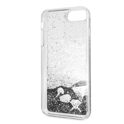 Buy Guess GUOHCI8LGLHFLSI Apple iPhone 8/7 Plus silver hardcase Glitter Charms - GUE657SLV - {ean13} - Home Screen Store Europe