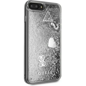 Kup Etui Guess GUOHCI8LGLHFLSI Apple iPhone 8/7 Plus srebrny/silver hardcase Glitter Charms - GUE657SLV - {ean13} - Sklep Home Screen