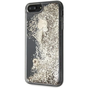 Etui Guess GUOHCI8LGLHFLGO Apple iPhone 8/7 Plus zlaté/hardcase Glitter Charms