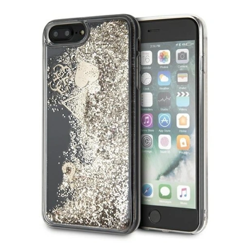 Kup Etui Guess GUOHCI8LGLHFLGO Apple iPhone 8/7 Plus zlaté/hardcase Glitter Charms - GUE656GLD - {ean13} - Sklep Home Screen
