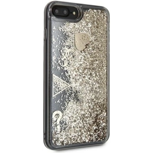 Kup Etui Guess GUOHCI8LGLHFLGO Apple iPhone 8/7 Plus gold/złoty hardcase Glitter Charms - GUE656GLD - {ean13} - Sklep Home Screen