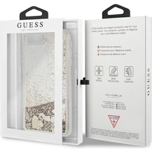 Kup Etui Guess GUOHCI8LGLHFLGO Apple iPhone 8/7 Plus gold/złoty hardcase Glitter Charms - GUE656GLD - {ean13} - Sklep Home Screen