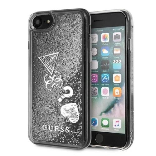 Kup Etui Guess GUOHCI8GLHFLSI Apple iPhone SE 2022/SE 2020/8/7 ezüst/silver hardcase Glitter Charms - GUE655SLV - {ean13} - Sklep Home Screen