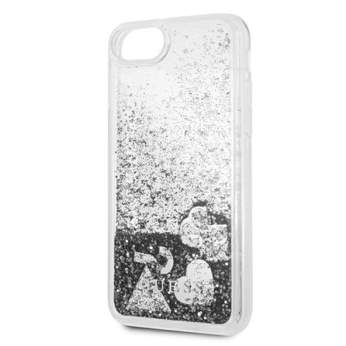 Kup Etui Guess GUOHCI8GLHFLSI Apple iPhone SE 2022/SE 2020/8/7 ezüst/silver hardcase Glitter Charms - GUE655SLV - {ean13} - Sklep Home Screen