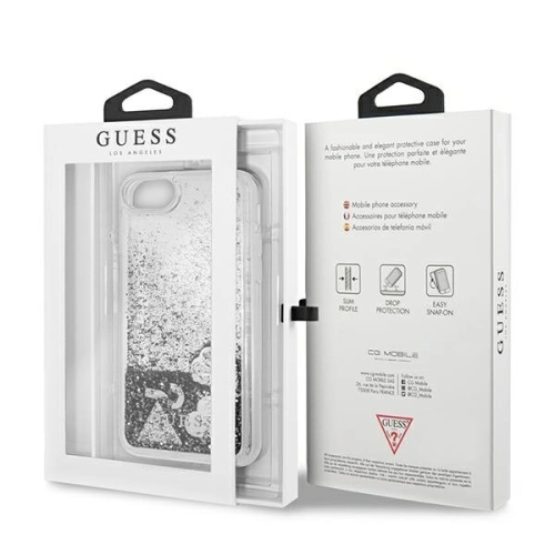Kup Etui Guess GUOHCI8GLHFLSI Apple iPhone SE 2022/SE 2020/8/7 ezüst/silver hardcase Glitter Charms - GUE655SLV - {ean13} - Sklep Home Screen
