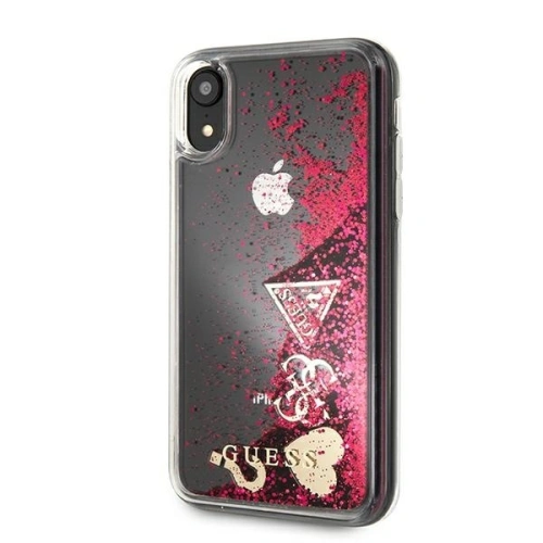 Kup Etui Guess GUOHCI61GLHFLRA Apple iPhone XR malin/raspberry hardcase Glitter Charms - GUE654RAS - {ean13} - Sklep Home Screen