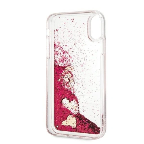 Kup Guess Apple Tasche GUOHCI61GLHFLRA iPhone XR Himbeere/Himbeere Hartschale Glitter Charms - GUE654RAS - {ean13} - Sklep Home Screen