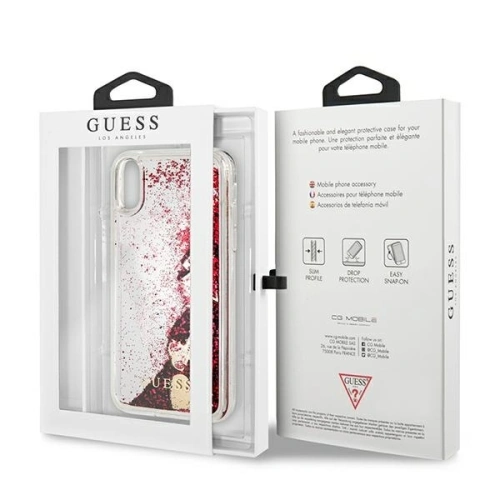 Kup Etui Guess GUOHCI61GLHFLRA Apple iPhone XR malin/raspberry hardcase Glitter Charms - GUE654RAS - {ean13} - Sklep Home Screen