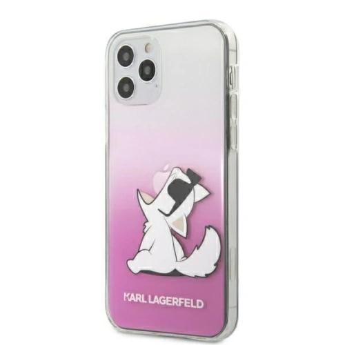 Kup Karl Lagerfeld Apple Tasche KLHCP12SCFNRCPI iPhone 12 mini rosa/rosa Hartschalenetui Choupette Fun - KLD343PNK - {ean13} - Sklep Home Screen