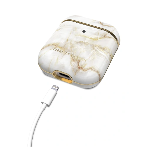 Kup Etui iDeal of Sweden Apple AirPods 1/2 (Zlatá perlová mramor) - IDS260GLDPEAMRB - {ean13} - Sklep Home Screen