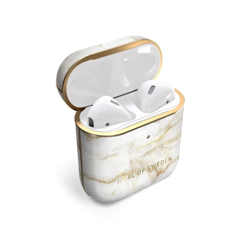 Kup Etui iDeal of Sweden Apple AirPods 1/2 (Zlatá perlová mramor) - IDS260GLDPEAMRB - {ean13} - Sklep Home Screen