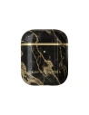Etui iDeal of Sweden pentru Apple AirPods 1/2 (Marble Fum Aurit)