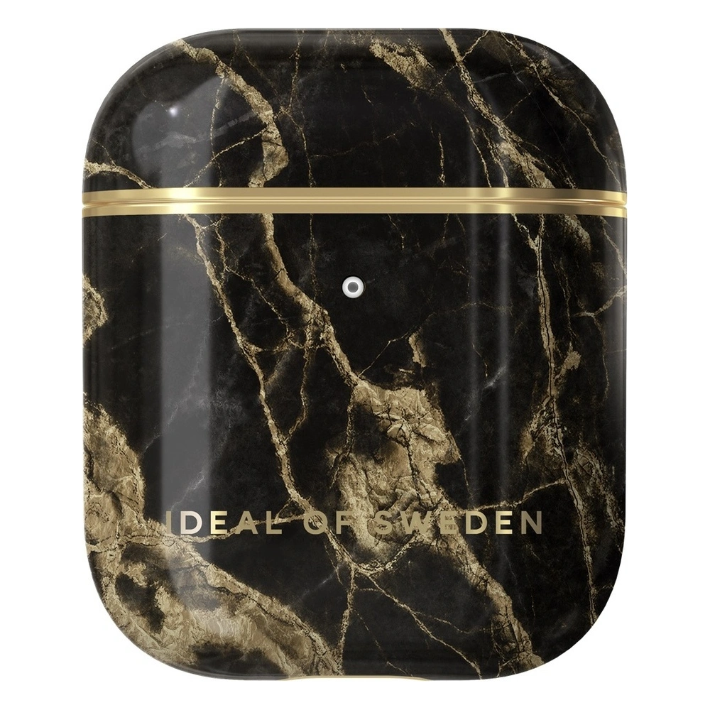 Etui iDeal of Sweden Apple AirPods 1/2 (Golden Smoke Marble)