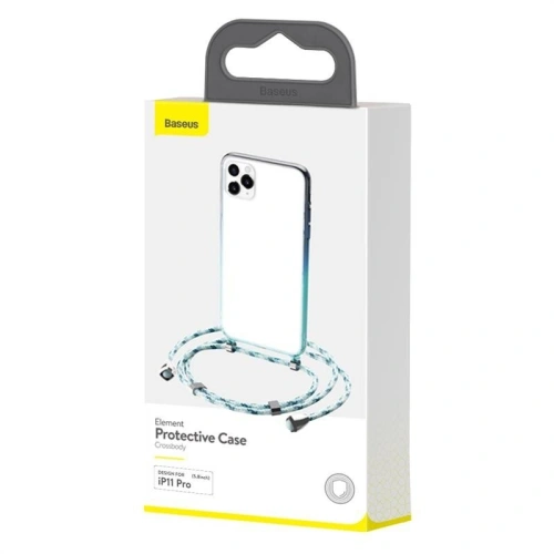 Buy Transparent Baseus Protective Case for iPhone 11 Pro (blue) - BSU1776BLU - {ean13} - Home Screen Store Europe