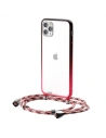 Átlátszó tok Baseus Protective Case az iPhone 11 Pro-hoz (piros)