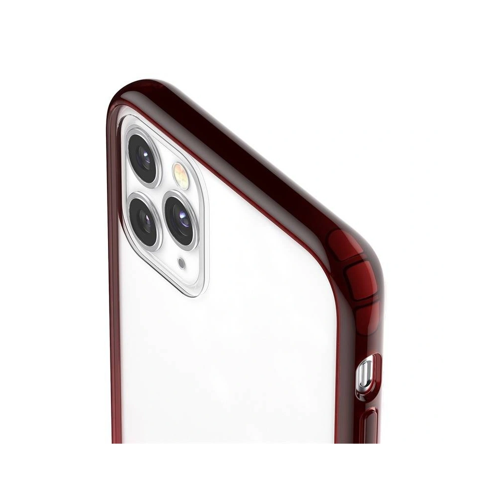 Przezroczyste etui Baseus Protective Case do iPhone 11 Pro (czerwony)