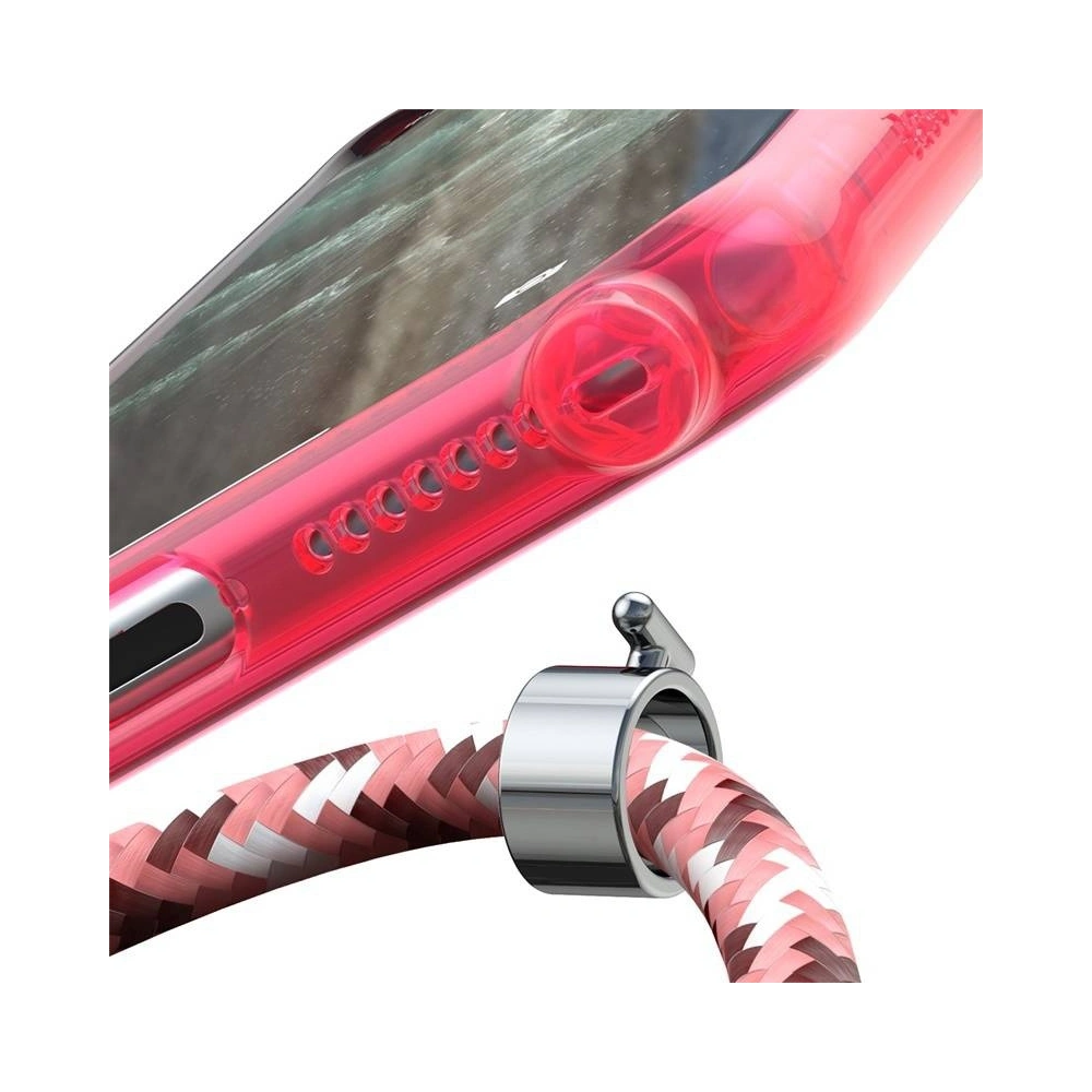 Przezroczyste etui Baseus Protective Case do iPhone 11 (czerwony)