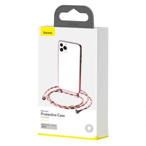 Kup Etui transparent Baseus Protective Case pentru iPhone 11 (roșu) - BSU1778RED - {ean13} - Sklep Home Screen