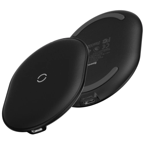 Kup Încărcător wireless inductiv Baseus Cobble, 15W (negru) - BSU1785BLK - {ean13} - Sklep Home Screen