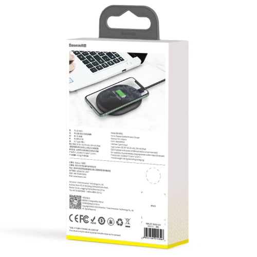 Kup Încărcător wireless inductiv Baseus Cobble, 15W (negru) - BSU1785BLK - {ean13} - Sklep Home Screen