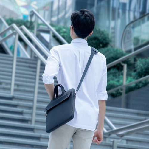 Buy Baseus Basics shoulder bag for laptop up to 16'' (dark grey) - BSU1793NAV - {ean13} - Home Screen Store Europe