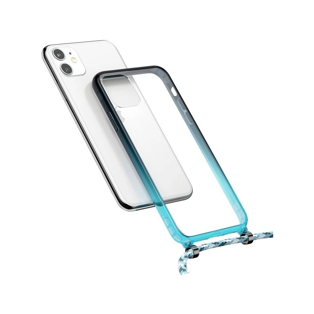 Przezroczyste etui Baseus Protective Case do iPhone 11 (niebieski)