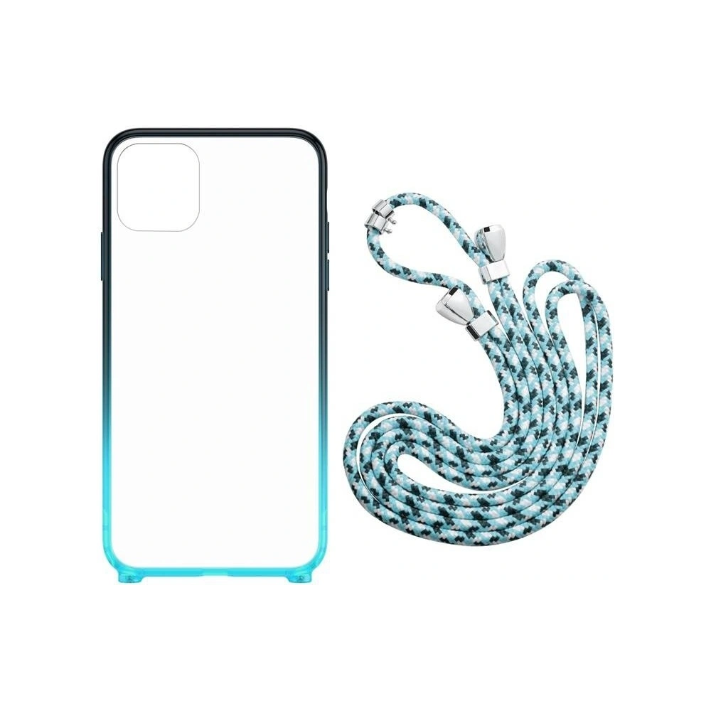 Przezroczyste etui Baseus Protective Case do iPhone 11 (niebieski)