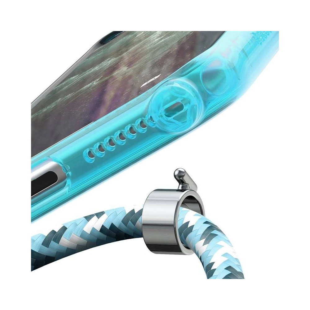 Przezroczyste etui Baseus Protective Case do iPhone 11 (niebieski)