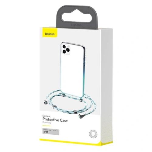Kup Etui transparent Baseus Protective Case pentru iPhone 11 (albastru) - BSU1796BLU - {ean13} - Sklep Home Screen