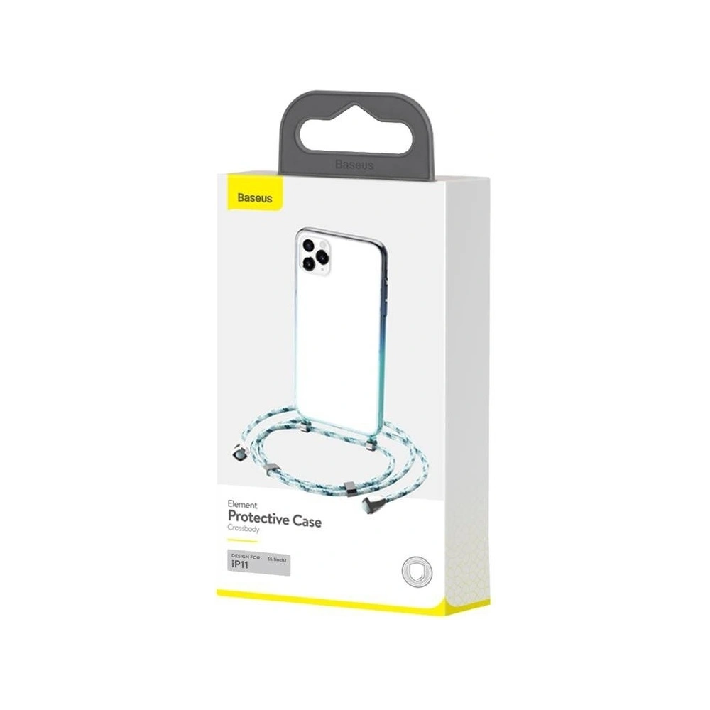 Przezroczyste etui Baseus Protective Case do iPhone 11 (niebieski)