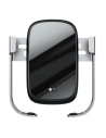 Upevnění do auta na telefon Baseus Rock-solid s bezdrátovou nabíječkou 10W (stříbrné)
