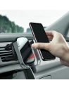 Buy Car holder for Baseus Rock-solid phone with 10W wireless charger (silver) - BSU1798SLV - {ean13} - Home Screen Store Europe
