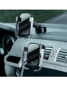 Buy Car holder for Baseus Rock-solid phone with 10W wireless charger (silver) - BSU1798SLV - {ean13} - Home Screen Store Europe