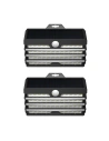Lampa solară LED externă Baseus cu senzor de mișcare - 2 bucăți (negru)