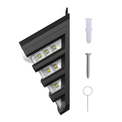 Buy External solar LED Baseus lamp with motion detector - 2pcs (black) - BSU1802BLK - {ean13} - Home Screen Store Europe
