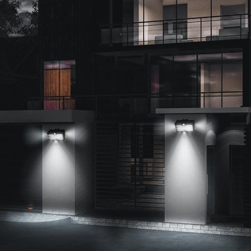 Buy External solar LED Baseus lamp with motion detector - 2pcs (black) - BSU1802BLK - {ean13} - Home Screen Store Europe