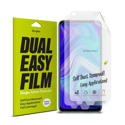 Kup Ringke Hydrogel-Folie Dual Easy Full Cover Redmi Note 9 Case Friendly - RGK1297 - {ean13} - Sklep Home Screen