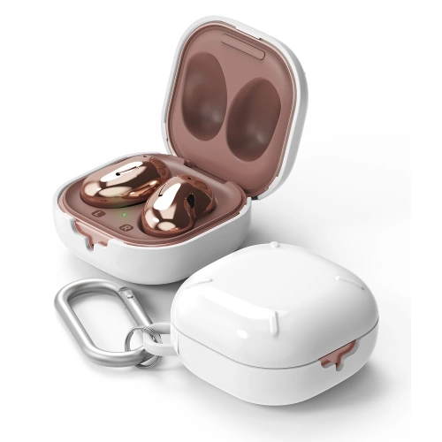Kup Etui Ringke Slim-X Samsung Galaxy Buds 2/2 Pro/Live/Pro Glossy White - RGK1296WHT - {ean13} - Sklep Home Screen