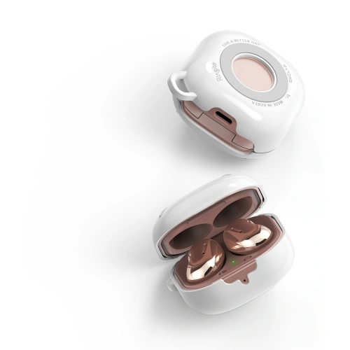 Kup Etui Ringke Slim-X Samsung Galaxy Buds 2/2 Pro/Live/Pro Glossy White - RGK1296WHT - {ean13} - Sklep Home Screen